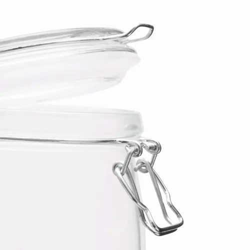 CLICKY L - üveg tárolóedény hintafedéllel, kapacitása kb. 750 ml  