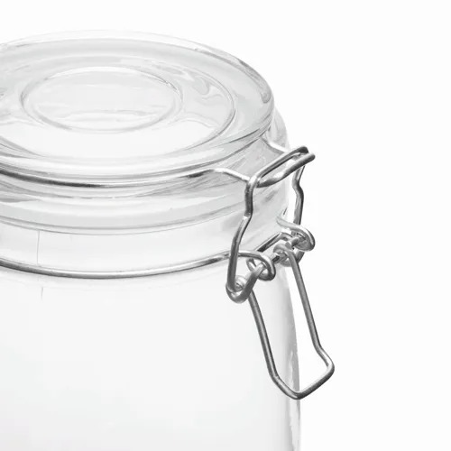 CLICKY L - üveg tárolóedény hintafedéllel, kapacitása kb. 750 ml  