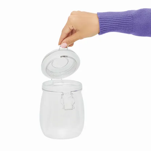 CLICKY L - üveg tárolóedény hintafedéllel, kapacitása kb. 750 ml  