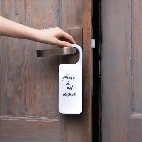 DO NOT DISTURB - LED - es ajtókilincs akasztó  