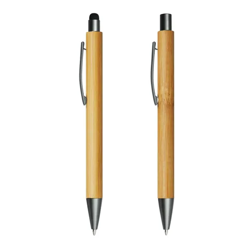 DOUBLE BAMBOO REVISED - írókészlet, toll szett  