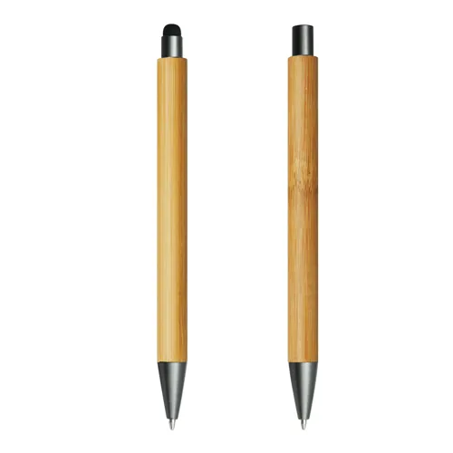DOUBLE BAMBOO REVISED - írókészlet, toll szett  