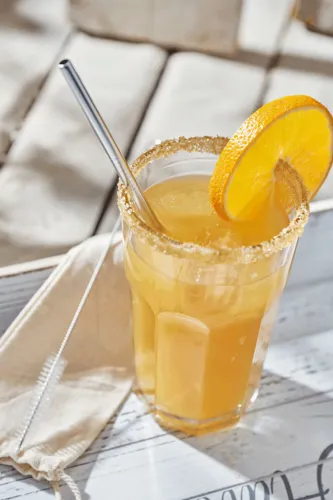 DRINK ELEGANT - rozsdamentes acél szívószál  