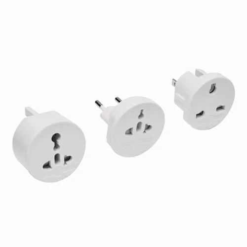 GLOBAL - utazó adapter 3 féle csatlakozási lehetőséggel  