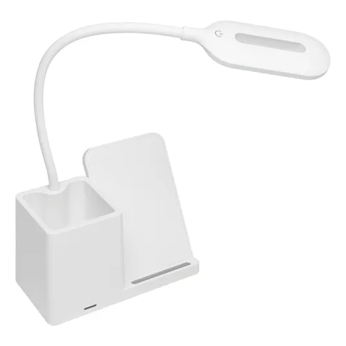 LIGHT & CHARGE - asztali lámpa töltőállomással  