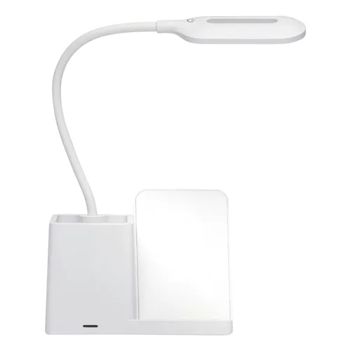 LIGHT & CHARGE - asztali lámpa töltőállomással  