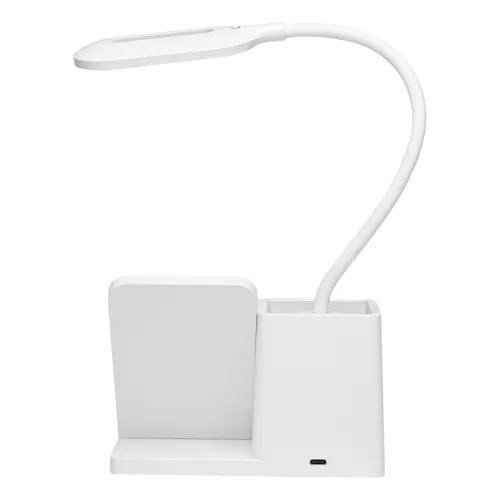 LIGHT & CHARGE - asztali lámpa töltőállomással  