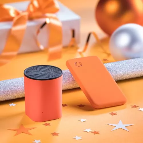 ZENE-KÉSZLET: BLUETOOTH HANGSZÓRÓ ÉS ÁRAMBANK RAY 4000 mAh  Narancssárga 