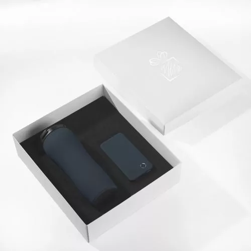 AUTÓKÉSZLET: HŐKÖRÖS 450 ML & RAY POWER BANK 4000 mAh  Szürke 