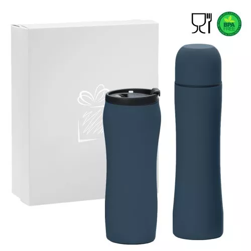 KÉSZLET: HŐBORGA és THERMOS  Szürke 