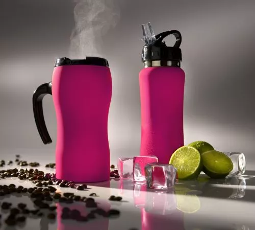 KULACS COLORISSIMO, 600 ml. Rózsaszín 