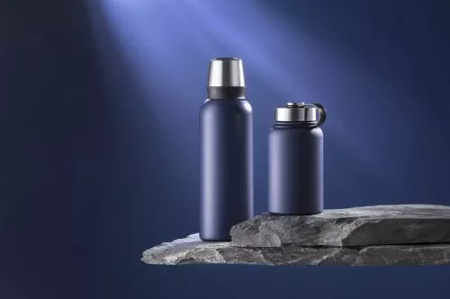 Nordic Acél termosz, 1000 ml Fekete 