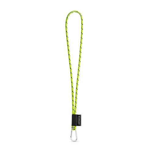 SET Lanyard NAUTIC Long (Ø 5 mm) 55 mm-es D-alakú karabinerrel 300 - Fekete 