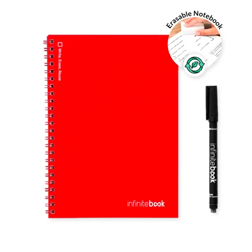 INFINITEBOOK PLAIN A5. Infinitebook rugalmas borítóval és 15 sima oldallal