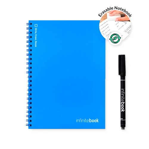 INFINITEBOOK PLAIN A5. Infinitebook rugalmas borítóval és 15 sima oldallal