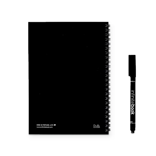 INFINITEBOOK LINED A5. Infinitebook rugalmas borítóval és 15 vonalas oldallal