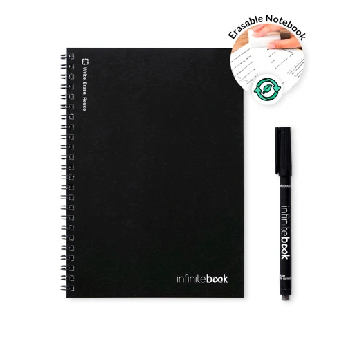 INFINITEBOOK LINED A5. Infinitebook rugalmas borítóval és 15 vonalas oldallal
