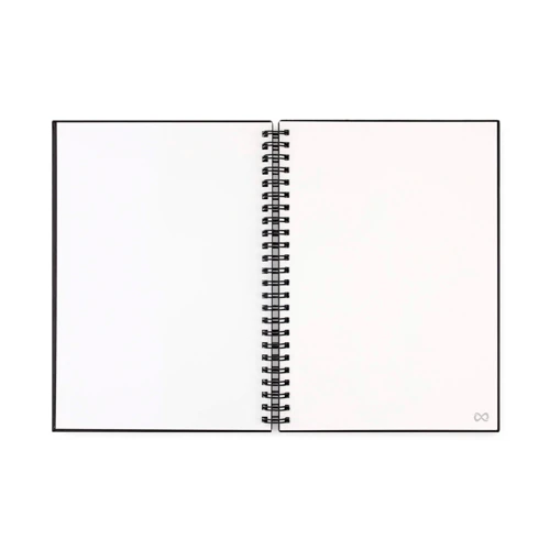 STARTER KIT INFINITEBOOK A5. A készlet tartalmaz egy „Infinitebook”-ot, egy tisztító készletet, egy markert és egy markertartót