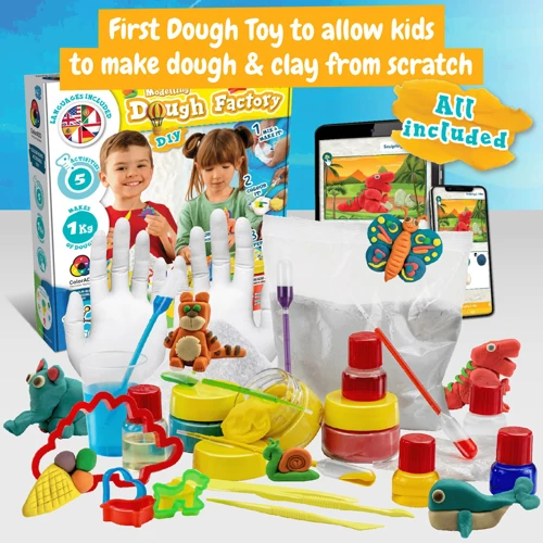 Modeling Dough Factory Kit I. Oktatási játék gyerekeknek Vegyes színek 