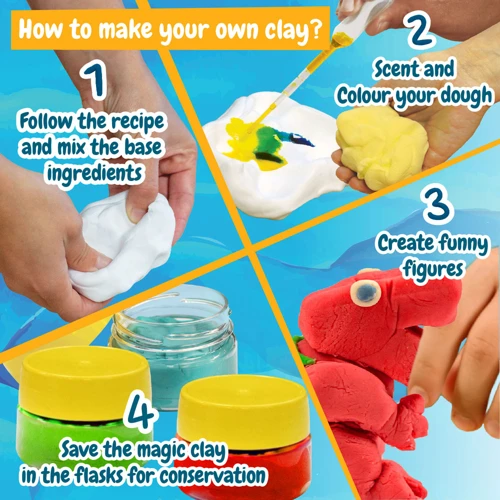 Modeling Dough Factory Kit I. Oktatási játék gyerekeknek Vegyes színek 