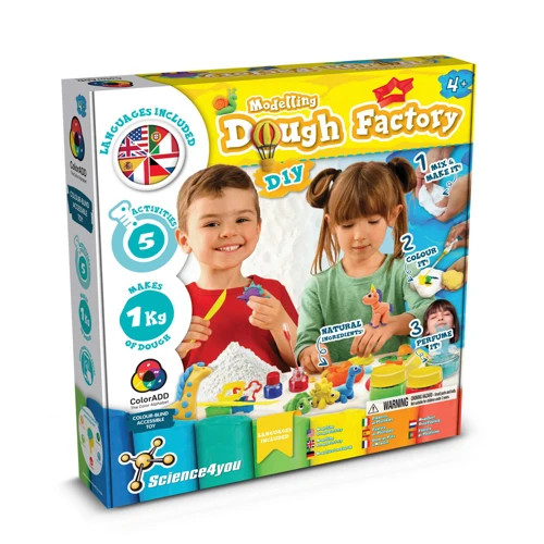 Modeling Dough Factory Kit I. Oktatási játék gyerekeknek Vegyes színek 