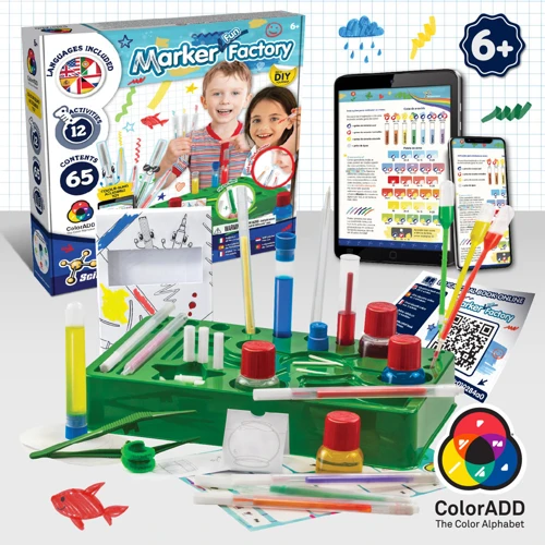 DIY Pen Factory Kit I. Oktatási játék gyerekeknek Vegyes színek 