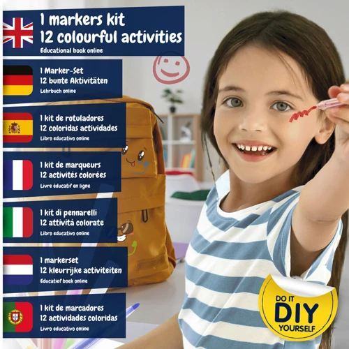 DIY Pen Factory Kit I. Oktatási játék gyerekeknek Vegyes színek 