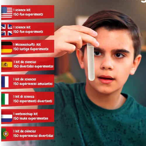 6 in 1 Super Science Kit I. Oktatási játék gyerekeknek Vegyes színek 