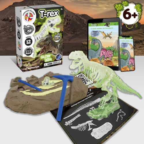 Fossil Excavation Kit I. Oktatási játék gyerekeknek Vegyes színek 