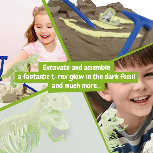 Fossil Excavation Kit I. Oktatási játék gyerekeknek Vegyes színek 