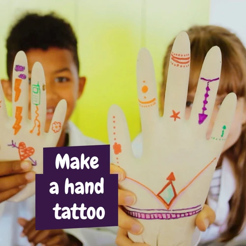 Tattoo Factory Kit I. Oktatási játék gyerekeknek Vegyes színek 
