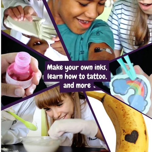 Tattoo Factory Kit I. Oktatási játék gyerekeknek Vegyes színek 