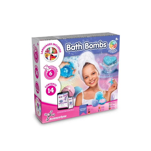 Bath Bombs Kit I. Oktatási játék gyerekeknek Vegyes színek 