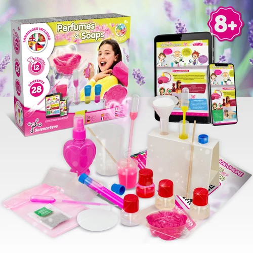 Perfume & Soap Factory Kit I. Oktatási játék gyerekeknek Vegyes színek 