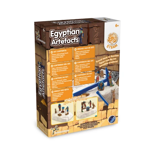 Ancient Egypt Excavation Kit I. Oktatási játék gyerekeknek Vegyes színek 