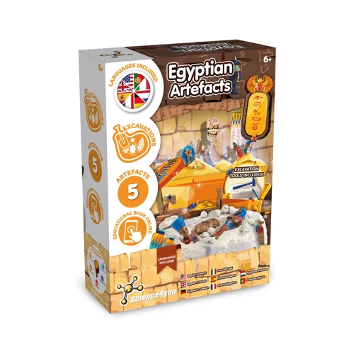 Ancient Egypt Excavation Kit I. Oktatási játék gyerekeknek Vegyes színek 