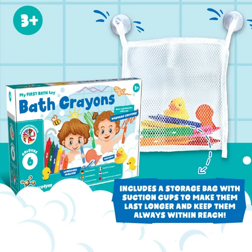 BATH CRAYONS. Oktatási játékok gyerekeknek Vegyes színek 