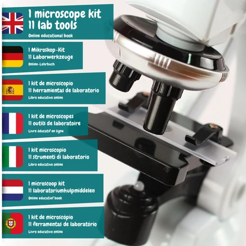 MICROSCOPE. Oktatási játék gyerekekne Vegyes színek 