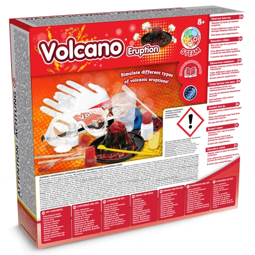 VOLCANIC ERUPTION GAME. Oktató játék gyerekeknek Vegyes színek 
