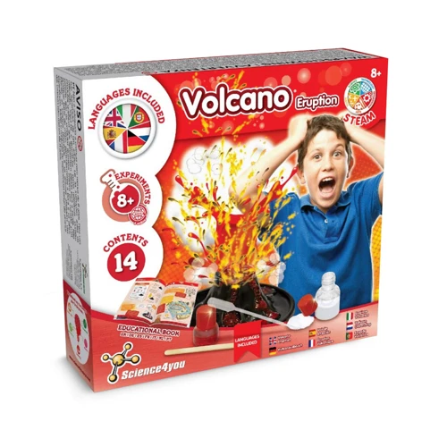 VOLCANIC ERUPTION GAME. Oktató játék gyerekeknek Vegyes színek 