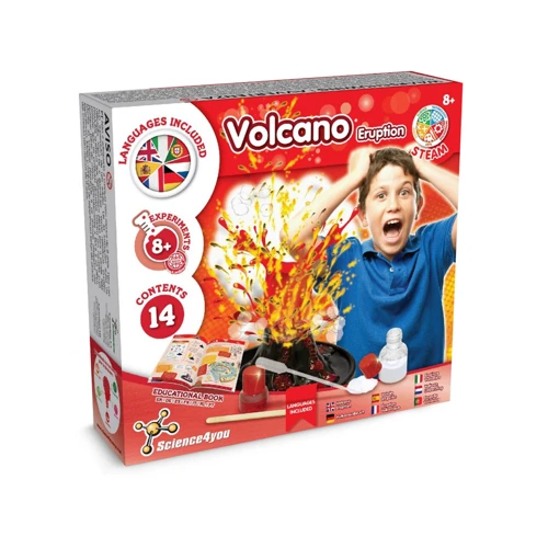 VOLCANIC ERUPTION GAME. Oktató játék gyerekeknek Vegyes színek 