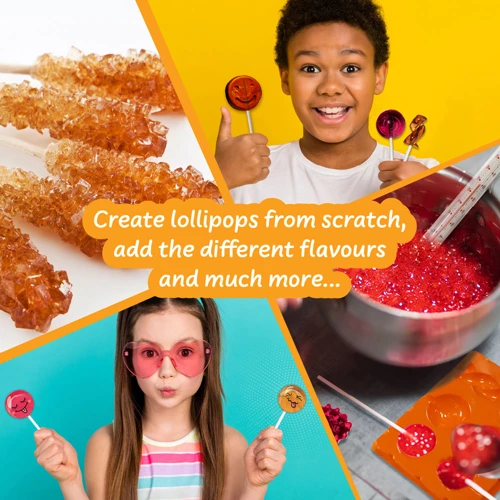 LOLLIPOP FACTORY. Nyalóka-gyár – tökéletes gyerekeknek Vegyes színek 