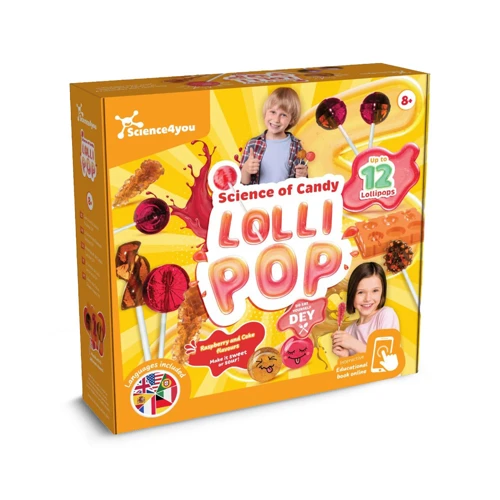 LOLLIPOP FACTORY. Nyalóka-gyár – tökéletes gyerekeknek Vegyes színek 