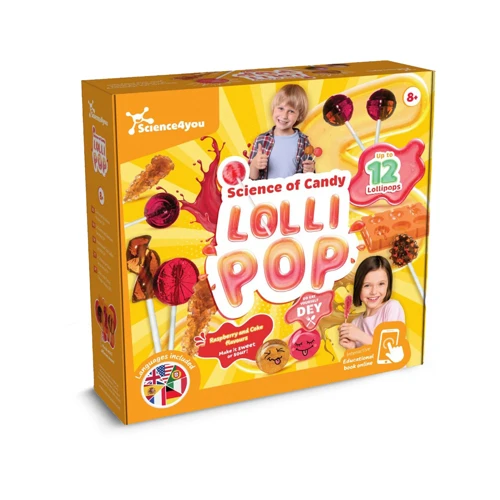 LOLLIPOP FACTORY. Nyalóka-gyár – tökéletes gyerekeknek Vegyes színek 