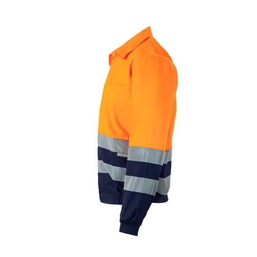 VL NEPTUNE LARGE. Kéttónusú bordázott szövet dzseki (210g/m²) poliészterből (80%) és pamutból (20%)