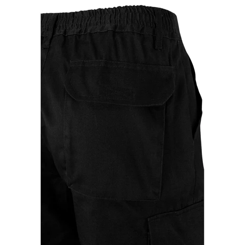 VL ATHENA. Kétszínű bordázott szövet nadrág (210g/m²), bélelt, többzsebes, pamut (20%) és poliészter (80%)