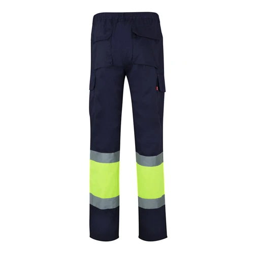 VL POSEIDON. Kétszínű, többzsebes bordázott szövet nadrág (210g/m²), pamutból (20%) és poliészterből (80%)