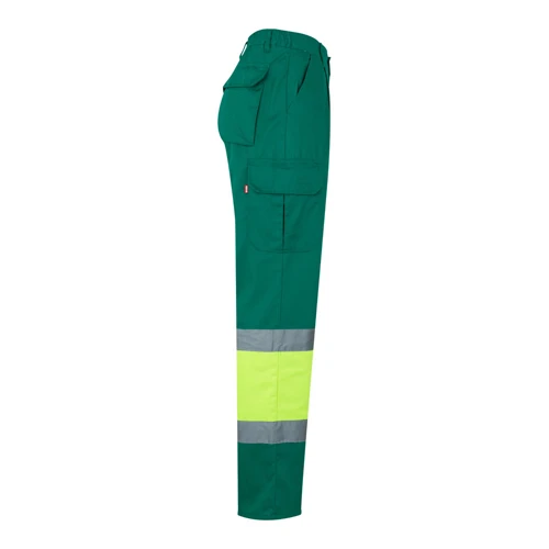 VL POSEIDON. Kétszínű, többzsebes bordázott szövet nadrág (210g/m²), pamutból (20%) és poliészterből (80%)