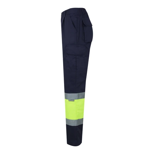 VL POSEIDON LARGE. Kétszínű, többzsebes bordázott szövet nadrág (210g/m²), pamut (20%) és poliészter (80%)