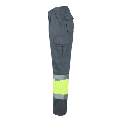 VL POSEIDON LARGE. Kétszínű, többzsebes bordázott szövet nadrág (210g/m²), pamut (20%) és poliészter (80%)